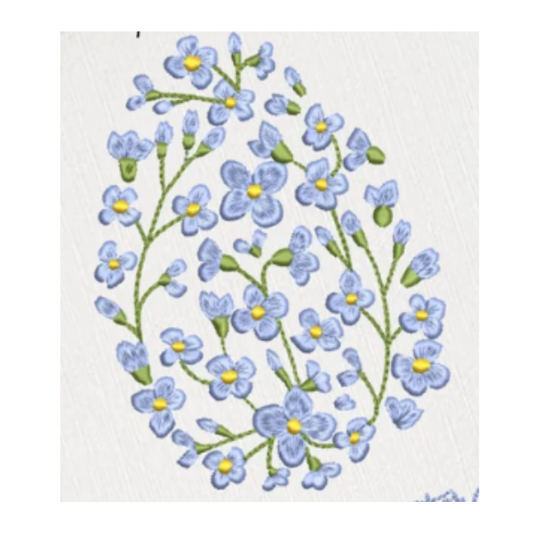 - SAMPLE SALE- Sketch Floral Egg Design