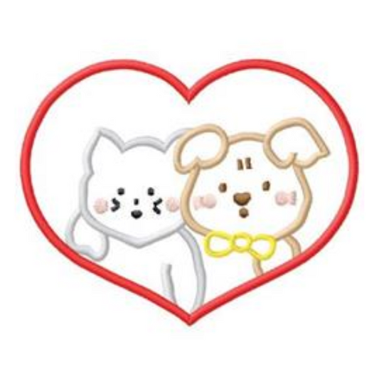 - SAMPLE SALE- Sketch Dog & Cat Love Design