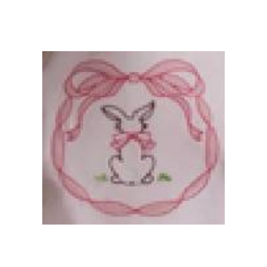 - SAMPLE SALE- Sketch Bunny Bow Frame Design