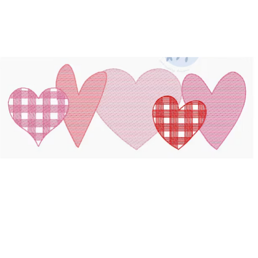 - SAMPLE SALE- Sketch Bunch of Hearts Design