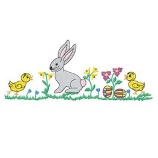 - SAMPLE SALE- Sketch Bunny & Chicks Design