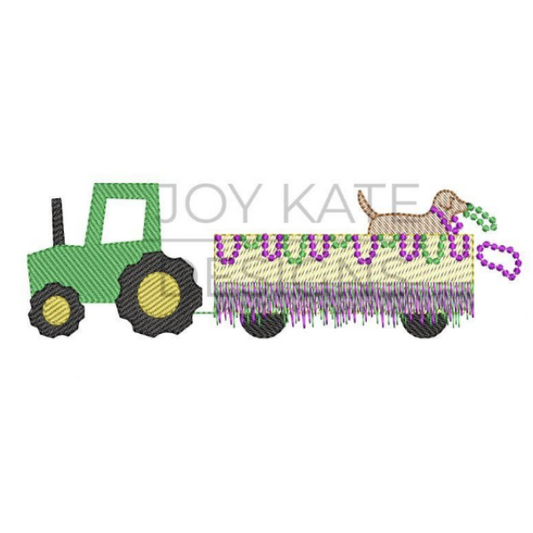 - SAMPLE SALE- Sketch Tractor Parade Design