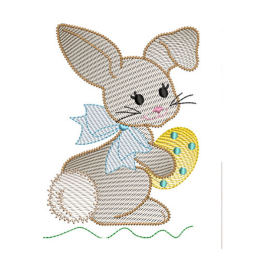 - SAMPLE SALE- Sketch Sweet Cottontail Design