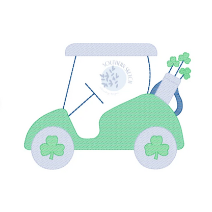 - SAMPLE SALE- Sketch Clover Golf Cart Design