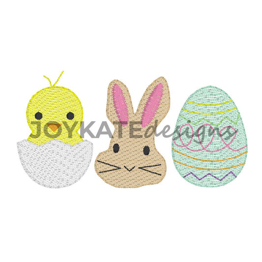 - SAMPLE SALE- Sketch Easter Trio Design