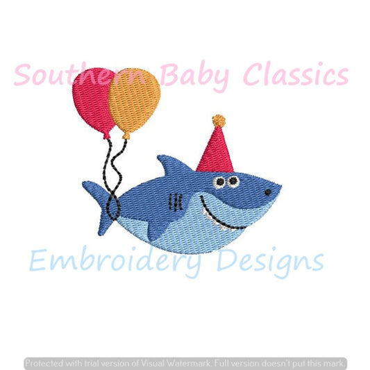 - SAMPLE SALE- Sketch Party Shark Design